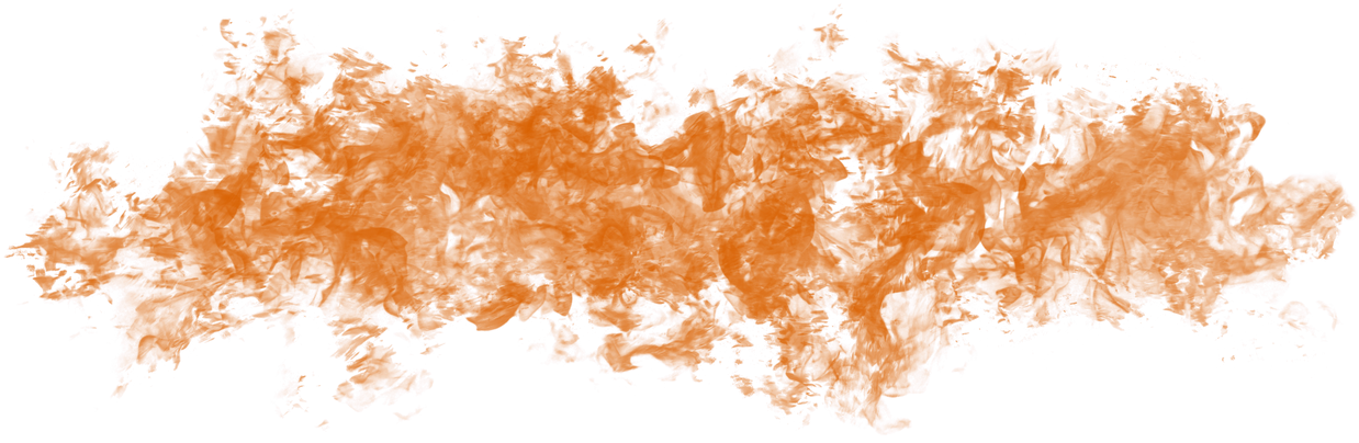 Orange Colored Fire Flame Element